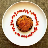 Протеиновые печенья с голубикой