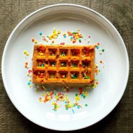 Протеиновые вафли с черешней