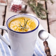 Пряный суп-пюре из кукурузы