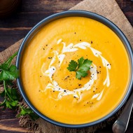 Пряный тыквенный суп-пюре