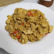 Пшеничная каша с курицей