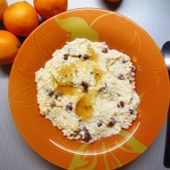 Пшенная каша с фруктами и медом