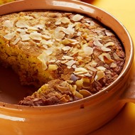 Пудинг из тыквы с яблоками