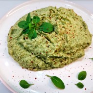 Пюре из цветной капусты с зеленью