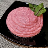 Пюре из цветной капусты со свеклой