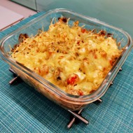 Рагу из брюссельской капусты с перцем рамиро