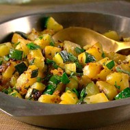 Рагу из картофеля и цукини