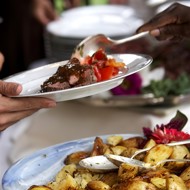 Рагу с жареным картофелем