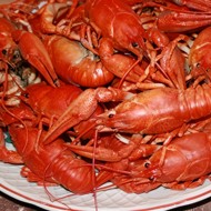 Раки в белом вине