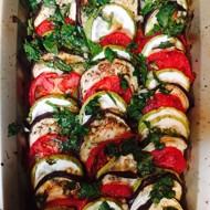 Рататуй Мишеля Герара со свежими овощами