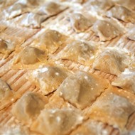 Равиоли с уткой и печенкой