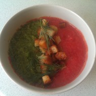 Разноцветный гаспачо