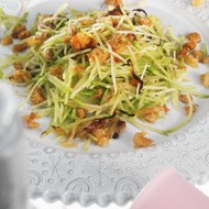 Редька со шкварками