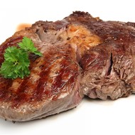 Риб-ай стейки с яично-винным соусом