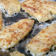 Рыба жареная, в сухарях