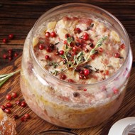 Риет из индейки с яблоком и корнем сельдерея