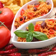 Рис по-мексикански с фасолью