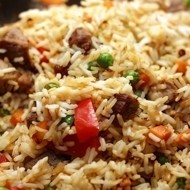 Рис со свининой