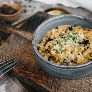 Ризотто с грибами и трюфельным маслом