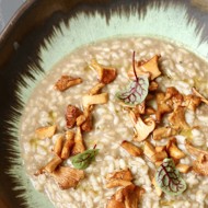 Ризотто с лисичками и трюфельным маслом