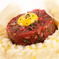 Ризотто с тартаром