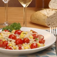 Ризотто с запеченными помидорами