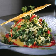 Ризотто со шпинатом