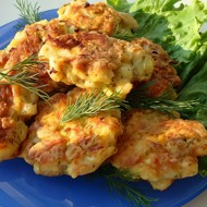 Рубленые куриные котлеты с укропом