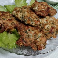 Рубленые котлеты из куриного филе с сыром