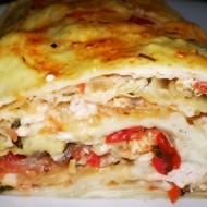 Рулет алла лазанья из тонкого лаваша