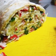 Рулет из крабовых палочек в лаваше