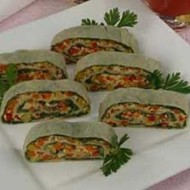 Рулет с овощами