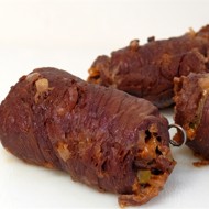 Рулеты из говядины со шпиком