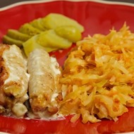 Рулеты из свинины с грибами