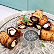 Рулетики из баклажанов
