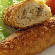 Рыбные зразы с грибной начинкой