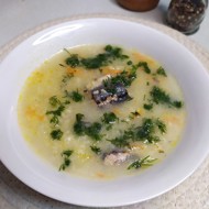 Рыбный суп с пшеном