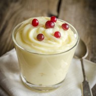 Сабайон с ягодами