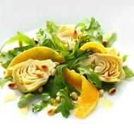 Салат из артишоков и апельсинов