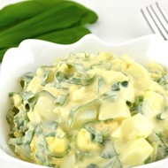 Салат из черемши и яиц