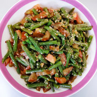 Салат из фасоли по-французски