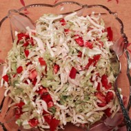 Салат из кальмаров с оливками