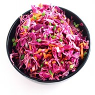 Салат из капусты и фенхеля с апельсиновым винегретом