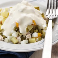 Салат из картофеля