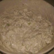 Салат из кольраби и яблока с горчичной заправкой