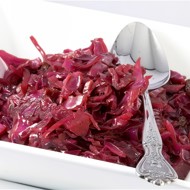 Салат из красной капусты с уксусом