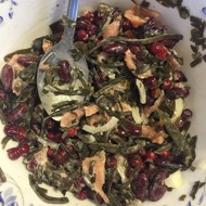 Салат из морской капусты и красной фасоли