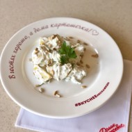 Салат из печеного картофеля