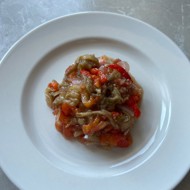 Салат из печеных овощей