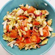 Салат из пекинской капусты с песто